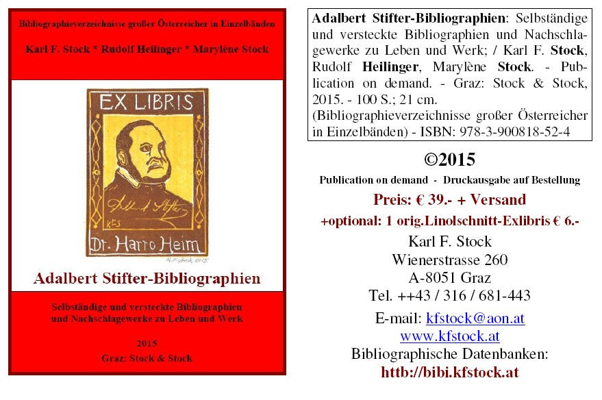 Adalbert Stifter-Bibliographien